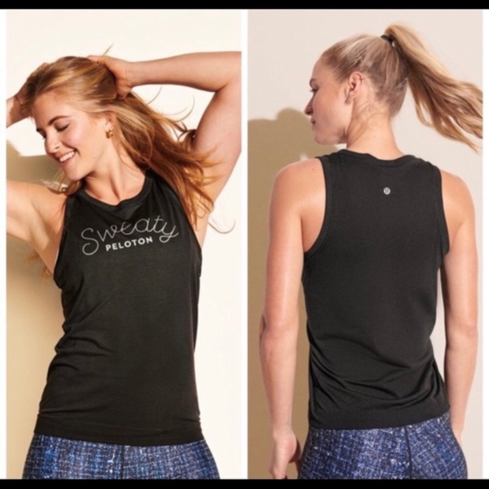 COPY - Lululemon sweaty peloton muscle tank top